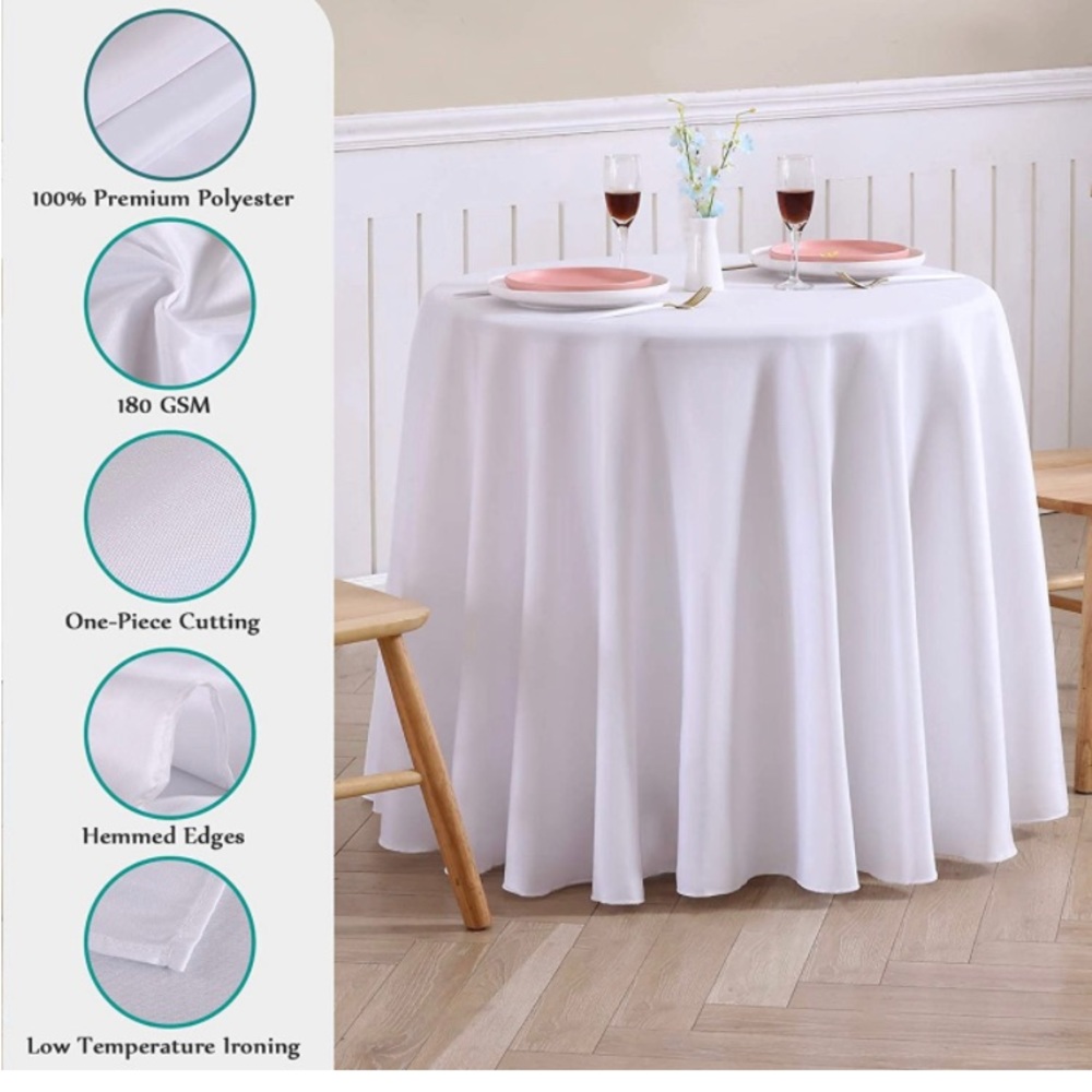 White Table Linen - Picture 2 of 4